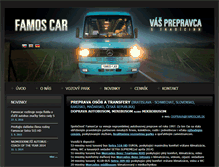 Tablet Screenshot of famoscar.sk